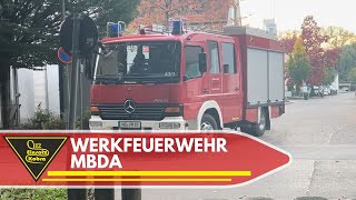 Werkfeuerwehr MBDA bei der FF Schrobenhausen [upl. by Xenos648]