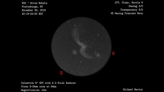 Sketching M42  The Orion Nebula at the Eyepiece [upl. by Delija532]