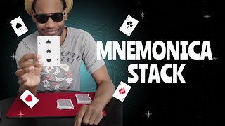 Finding Your Card Using Mnemonica Stack Card Trick [upl. by Odysseus173]