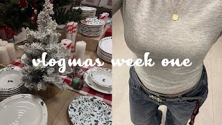 VLOGMAS WEEK ONE  FRANCESCA’S DIARY [upl. by Ayocal]