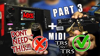 Headrush MX5  MVave Chocolate MIDI  TRS to TRS wired mode  PART 3 [upl. by Best840]