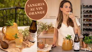 LA PREMIÈRE RECETTE DE SANGRIA AU VIN ORANGE PAS CHER AU MONDE  1 ou 2 Cocktails [upl. by Rodi332]