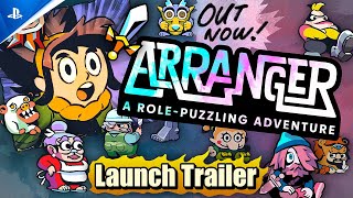 Arranger A RolePuzzling Adventure  Launch Trailer  PS5 Games [upl. by Etnaled]