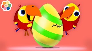 Nuevas Palabras con Larry Huevos Sorpresa  Videos Educativos de Vocabulario para Niños  BabyFirst [upl. by Arst779]