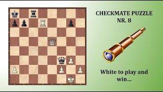 Checkmate Puzzle nr 8 Maxime VachierLagrave vs Karen Grigoryan 2012 [upl. by Soloman]