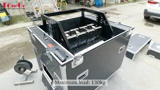 ATA automatic control electric lifting flight road case for Panasonic PTRQ25KU Laser Projector [upl. by Gettings]