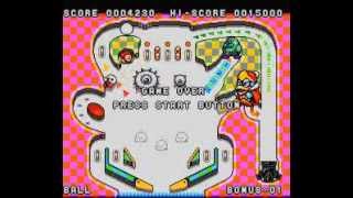 kirby no omochabako  pinball for SNES [upl. by Esdnyl]