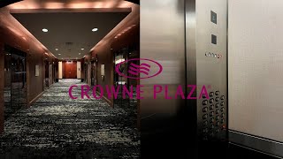 Speedy amp Fun OTIS Traction Elevators  Crowne Plaza Times Square  New York NY [upl. by Refinej]