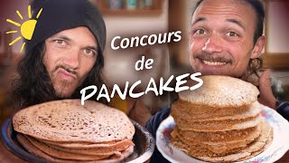 LES PANCAKES à 2 ingrédients  🫓 VEGAN amp sans gluten [upl. by Otsuaf545]