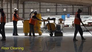 Concrete Densification DustProofing and Polishing [upl. by Mehcanem62]