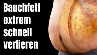 Wie du Bauchfett EXTREM schnell verbrennst [upl. by Katha918]