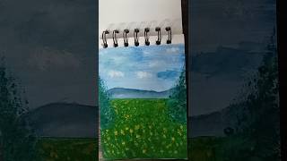 Easy watercolour paintingshortsfeed shortsviral [upl. by Leitnahs770]