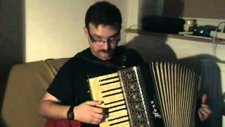 Cicha woda brzegi rwie Still waters run deep  Polish folk music on accordion [upl. by Dualc155]