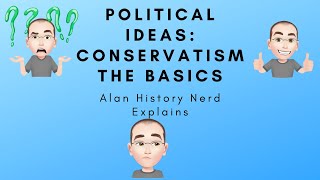 Political Ideas Conservatism the basics [upl. by Hilaire]