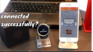 How to connect Umidigi Uwatch GT with IPhone VeryFit Pro IOS App [upl. by Venola]