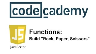 Learn JavaScript with Codecademy Build quotRock Paper Scissorsquot [upl. by Esiuqram]