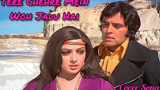 Tere Chehre Mein Woh Jadoo Hai Dharmatma Feroz Khan Hema Malini Kishore Kumar Cover song old [upl. by Aynekal743]