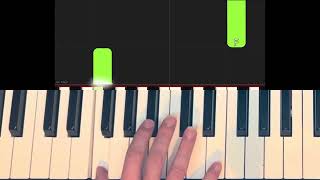 Kansas City Chiefs Tomahawk Chop Very EASY Piano Play Along [upl. by Nayve]