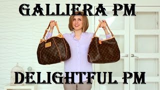 Louis Vuitton Galliera PM vs Delightful PM Review and SidebySide LV Comparison Bagaholic TV 004 [upl. by Nehgaem331]