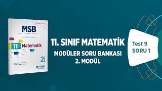 11 Sınıf Matematik Moduler Soru Bankası Modul 02 Test 09 Soru Çözümleri [upl. by Yeslah]