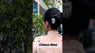 How to make Cinna Bun Hair Style shorts trending ytshorts viral [upl. by Seldun696]