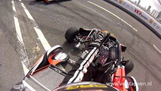 Demo Max Verstappen Helmet Cam Exclusive Footage CRG VKV City Racing Rotterdam 2013 [upl. by Ilrak]