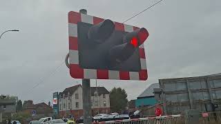 antrim station level crossing co antrim 81024 [upl. by Raychel]