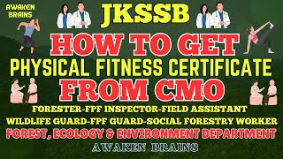 JKSSB  HOW TO APPLY amp GET PHYSICAL FITNESS CERTIFICATE FROM CMO  COMPLETE PROCESS ✅ WATCH HERE🔴 [upl. by Ytineres947]