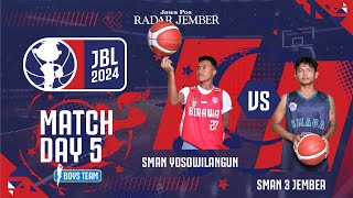 LIVE JBL 2024 SMAN YOSOWILANGUN VS SMAN 3 JEMBER [upl. by Enyleve290]