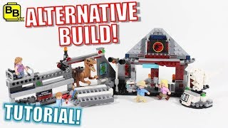 LEGO JURASSIC PARK 75932 ALTERNATIVE BUILD SOUVENIR ATTACK [upl. by Midge]