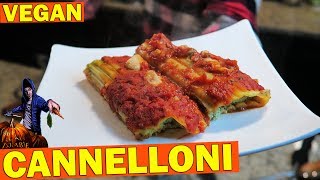 Easy Cannelloni Recipe Vegan [upl. by Wilmar]