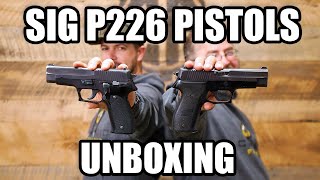 Unboxing Police Carry Sig Sauer P226 Pistols [upl. by Roberson328]