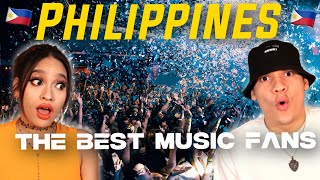 This is UNBELIEVABLE Latinos react to Philippines AMAZING LIVE MUSIC CROWDS [upl. by Avigdor392]