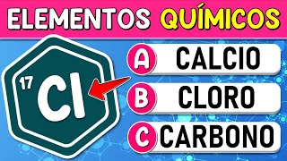 Adivina el quotELEMENTO QUÍMICOquot🧪🤓👀  EXÁMEN DE quotQUÍMICAquot  Reto de quotTABLA PERIÓDICAquot [upl. by Wehhtam70]