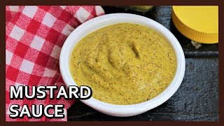 NO OIL Mustard Sauce recipe  How to make Mustard Sauce at home  Simple and Easy Mustard Sauce [upl. by Nyrek]