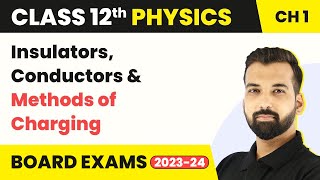 Class 12 Physics Chapter 1  Insulators Conductors amp Methods of Charging 202223 [upl. by Ellehcsar]