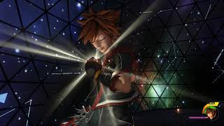 Yozora Boss Fight  cutscenes 60 FPS  KH3 ReMind Critical Mode [upl. by Letnuahs]