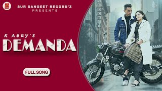 DEMANDA  K AERY FT ISHA VERMA  LATEST SONG 2022  SUR SANGEET RECORDZ [upl. by Baiel]