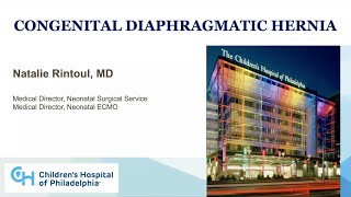 Congenital Diaphragmatic Hernia  Dr Rintoul  Online with Experts [upl. by Vescuso]