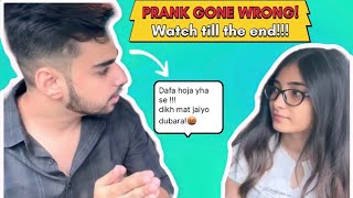 PRANK ON BEST FRIEND GONE WRONG  WATCH TILL THE END  He left😭 [upl. by Ylrad765]