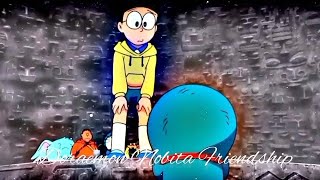 Doremon and Nobita🌟real friendship🥰WhatsApp status ❤️ [upl. by Ahsatin]