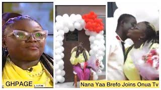 Wow What a Kiss  Captain Smart welcomes Nana Yaa Brefo to Onua Tv  Gives her Strict rules to Obey [upl. by Flaherty]