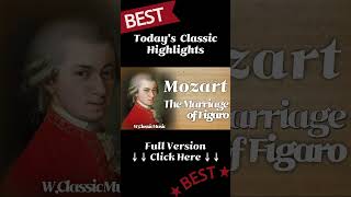 Mozart  The Marriage of Figaro  Overture 2 shorts [upl. by Labannah]