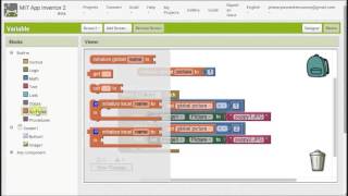 How to use a variable in app inventor [upl. by Demeyer]