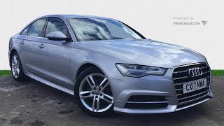 Florett Silver Audi A6 20 TDI Ultra S Line 4dr S Tronic 2017 [upl. by Rohn59]