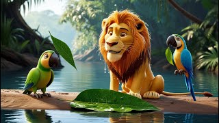 Leo the Lion’s Big Adventure Funny Animated Story for Kids 🦁✨ [upl. by Quent629]