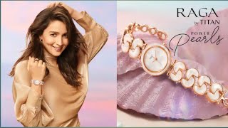 Titan Raga Power Pearls Analog Mother Of Pearl Dial Metal Strap Watch For Women 95233WM01F [upl. by Latonia]