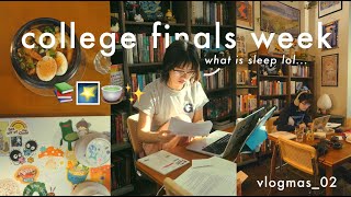 college finals week aka many sleepless nights vlogmas 02 [upl. by Aivlis]