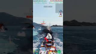 🇫🇷 ⚔️ MARCEAU vs KEARSEARGE worldofwarships gaming fyp gameplay viralvideo [upl. by Diandra]