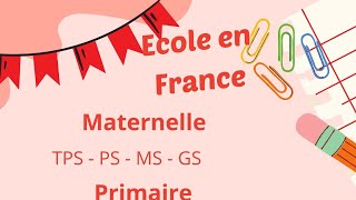 A2 💬 Ecole en France  Les classes 📚 [upl. by Lesser]